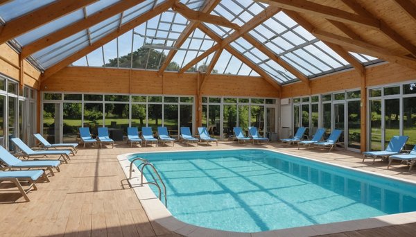 Comment profiter d'une piscine couverte et chauffee dans un camping du morbihan